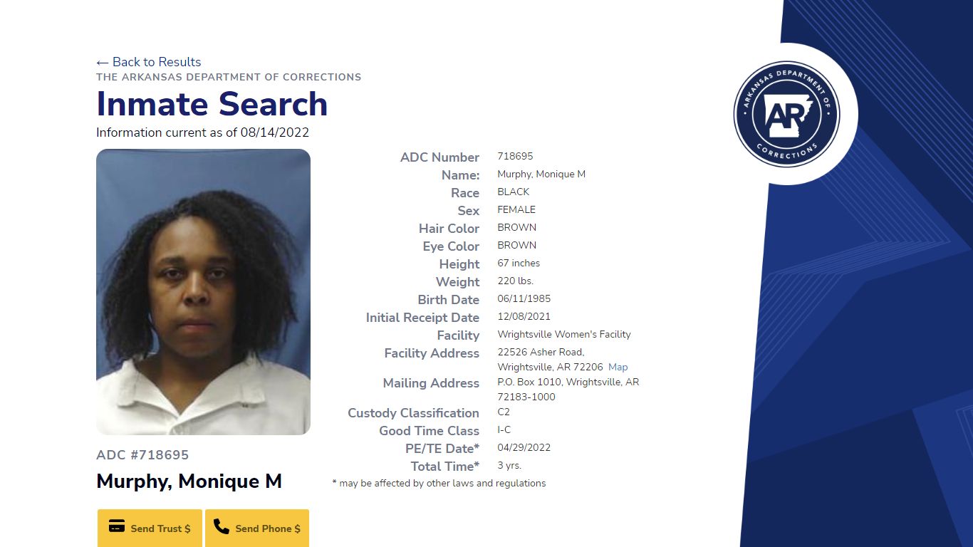 Inmate Search - apps.ark.org